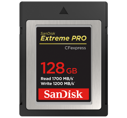 SanDisk Extreme PRO CFexpress Type B 1700MB/s 128GB