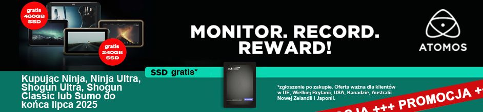 Darmowy dysk SSD od Atomos!